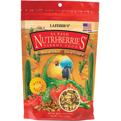 Lafeber NutriBerries Spicy El Paso 284g Complete Parrot Food Pack