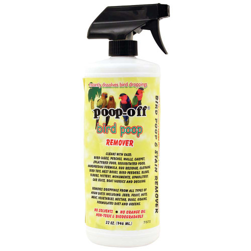 Poop Off 32oz Bird Clean Up Spray Bottle