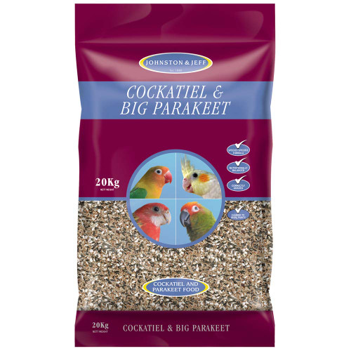 Johnston and Jeff Cockatiel and Big Parakeet Seed 20kg