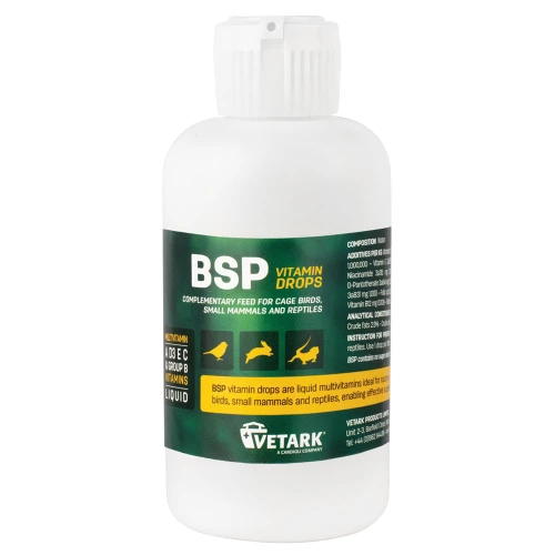 BSP Liquid Multi Vitamin Drops for Parrots 100ml