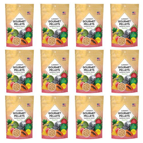 Lafeber Gourmet Pellets Tropical Fruit 567g Parrot Case of 12