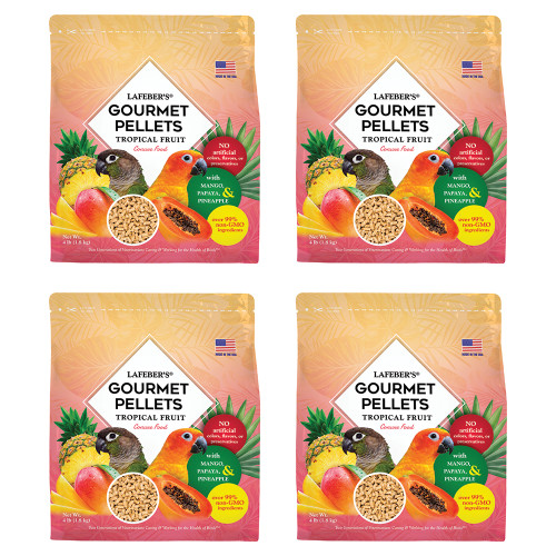 4 cases of 1.8kg conure food