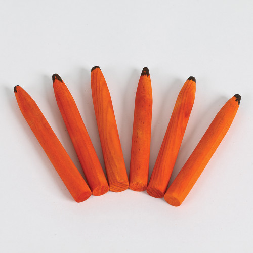 Pack of 6 Small Chewable Pencils Parrot Foot Toys