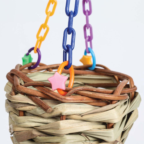 woven treat basket toy