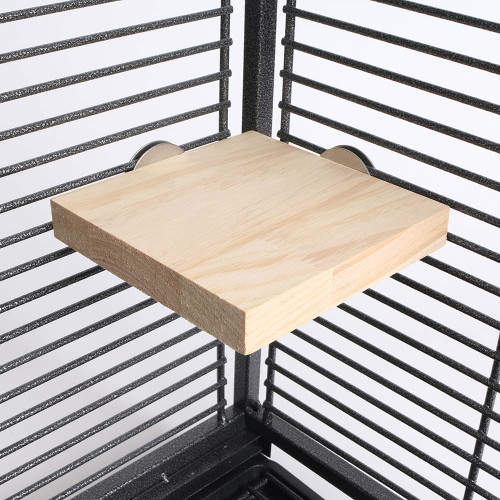 Square Corner Platform Parrot Perch 