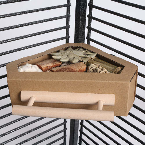natural_fun_cage_corner_foraging_box_with_perch_for_smaller_parrots