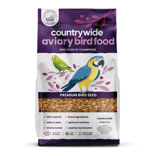 Countrywide Parakeet and Cockatiel Food Seed Mix 20kg