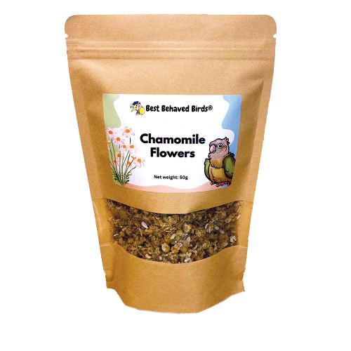 best_behaved_birds_chamomile_flowers_50g_pack