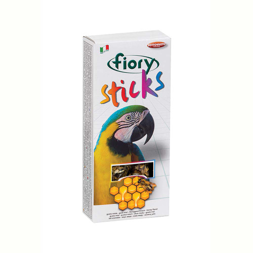 Fiory Pack of 2 Parrot Treat Sticks - Honey Flavour