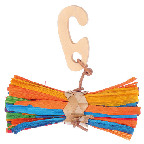 Bitty Corn Husk Bundle Preener Parrot Toy