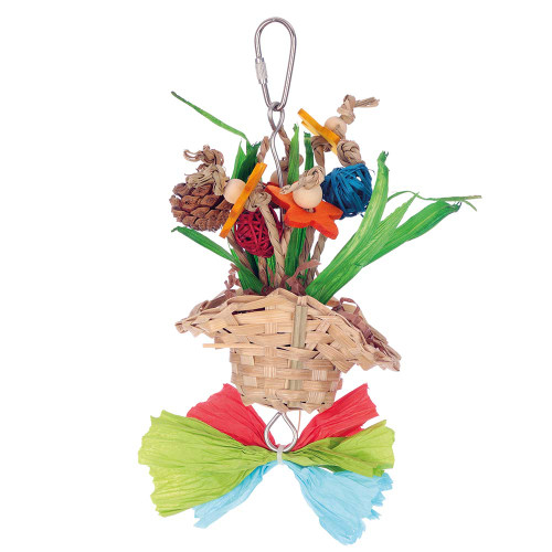 Spring Flowers Chewable Foraging Parrot Toy
