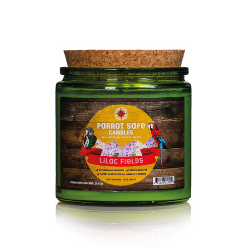 Parrot Safe Candle Lilac Fields Scented