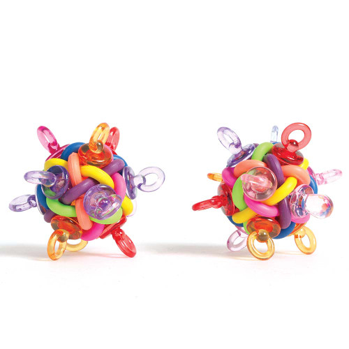 Small Binkies Ball Foot Toy for Parrots - Pack of 2