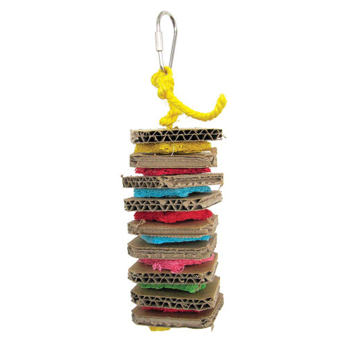 Shredding Stacks Parrot Toy - Small