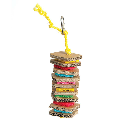 Shredding Stacks Parrot Toy - Small 1