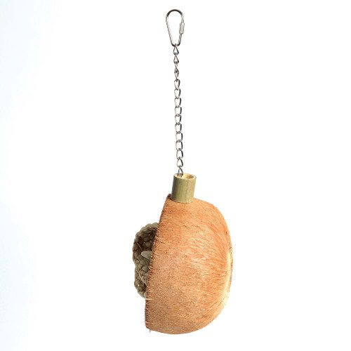Coconut Crazy Chew and Preen Parrot Toy 1