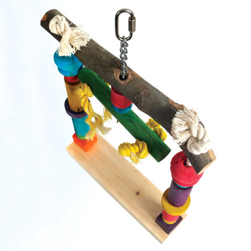 Flat Parrot Perch Activity Swing - Small 2