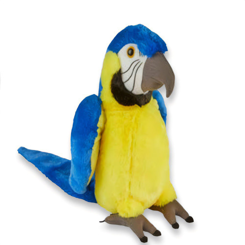 Toby Goldfeather The Blue And Gold Macaw Fur Teddy - 30cm