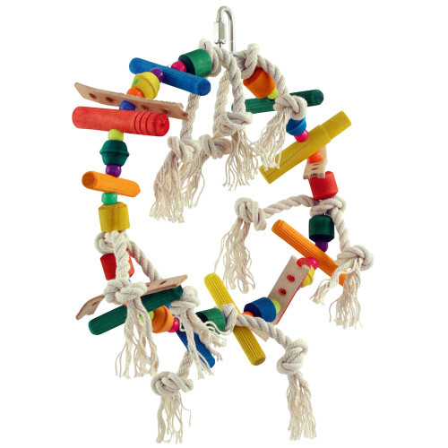 Block Ring Parrot Toy 2