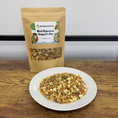 Best Behaved Birds Digestive Support Mix Parrot Food 125g