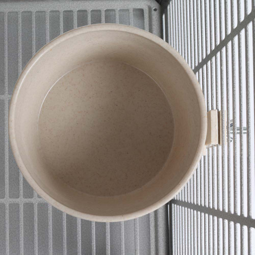 Quick Locking Parrot Food or Water Bowl - Large 2 Quick Locking Parrot Food or Water Bowl - Large 2
