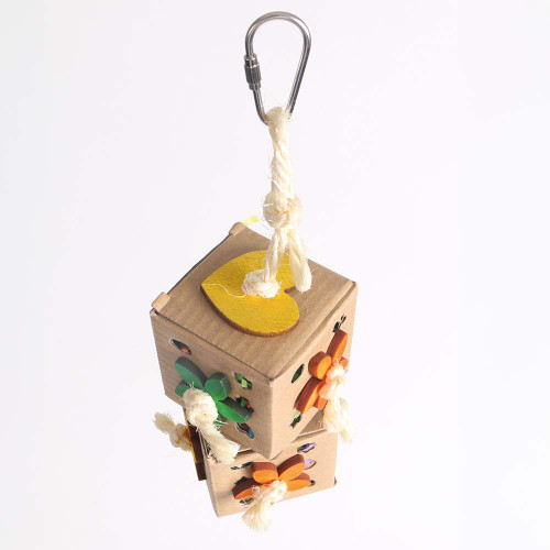 Double Discovery Cube Parrot Toy 2