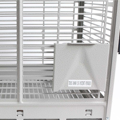 cage feeder doors