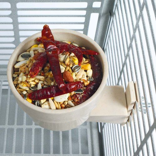 Quick Locking Parrot Food or Water Bowl - Small 5 Quick Locking Parrot Food or Water Bowl - Small 5