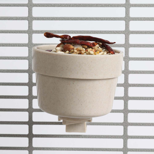 Quick Locking Parrot Food or Water Bowl - Small 4 Quick Locking Parrot Food or Water Bowl - Small 4