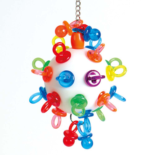 Super Binkies Wiffle Ball Parrot Toy - Large  2