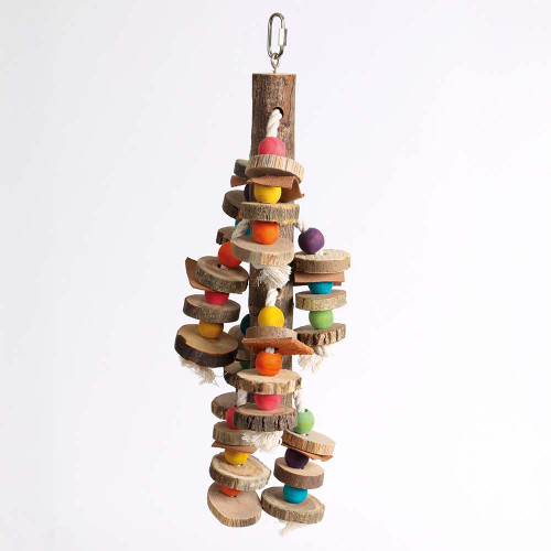 Natural Stacker Wooden Parrot Toy 1