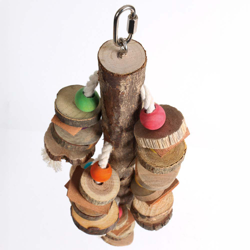 Natural Stacker Wooden Parrot Toy 3
