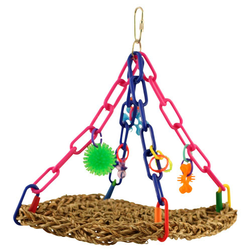 flying trapeze bird toy