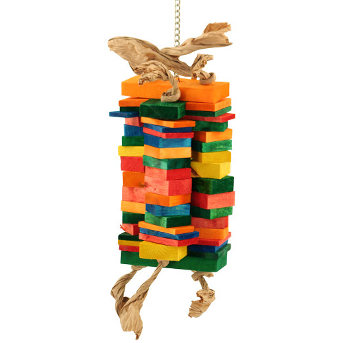 temple towers parrot toy