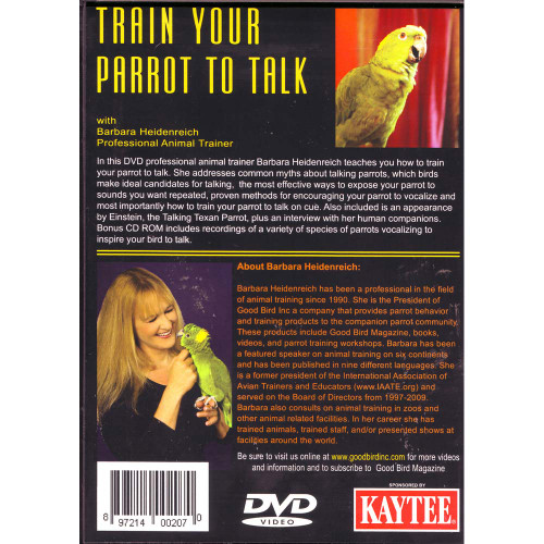 teach your Parrot to talk DVD