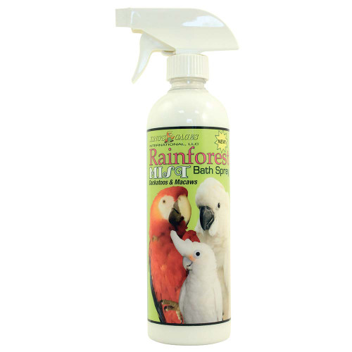 rainforest mist for cockatoos and macaws 17oz