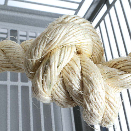 Sisal Tarzan Rope - Parrot Toy - Medium 4 Sisal Tarzan Rope - Parrot Toy - Medium 4