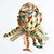 Kiss Pinata Small Natural Woven Palm Leaf Parrot Toy 5