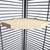 Angled Corner Platform Parrot Perch Large 1