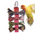 Palm Leaf Ribbons and Cube Tower Parrot Toy
