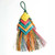 Birdie Brush Palm Leaf Parrot Toy - Medium