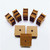 22 Honeycomb Cardboard Chews Parrot Toy Making Parts - 0.75" x 1.5" x 1.5"