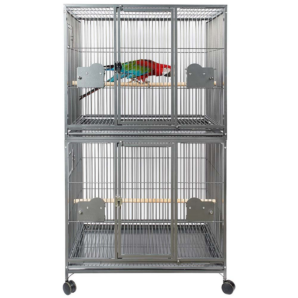 Removable Top Play Cage For Color Macaw Reference: Large Macaw Cages Travel Open Solid And Play Top Cages