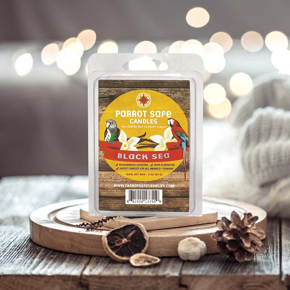 An image of Parrot Safe Wax Melts - Black Sea