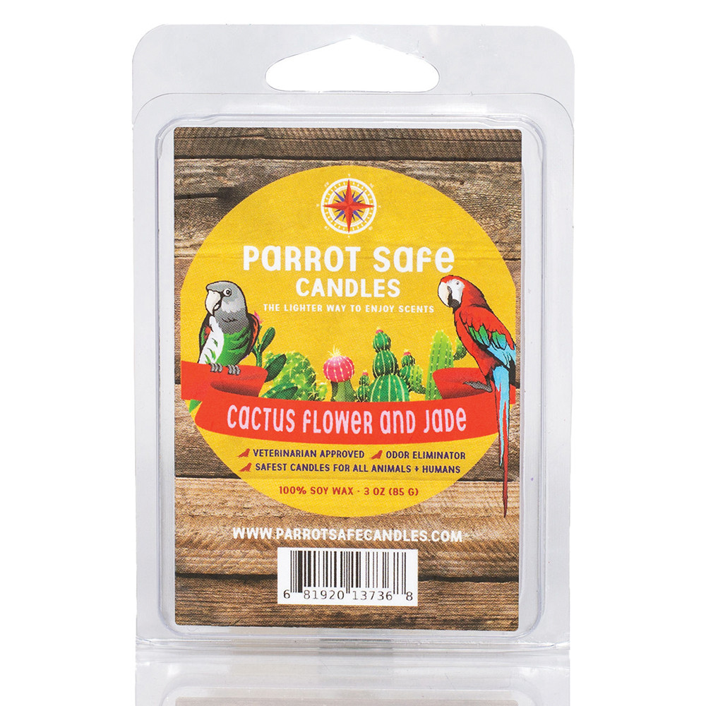 An image of Parrot Safe Wax Melts Cactus Flower & Jade