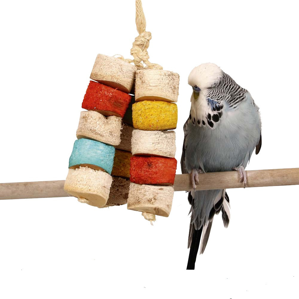 An image of Chiquito Bird Kabob Natural Parrot Toy Small