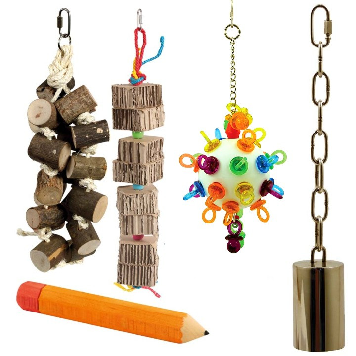 An image of Northern Parrots Macaw and Cockatoo Toy Pack