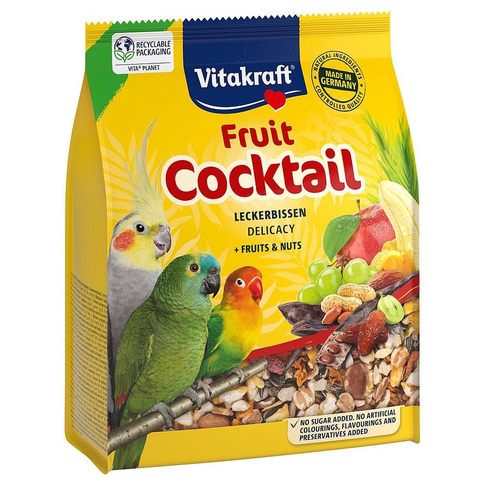 An image of Vitakraft Cocktail - Parrot - Fruit & Nut - 250g