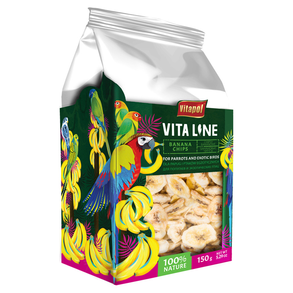 An image of Vitapol Vita Line Banana Chips - 150g