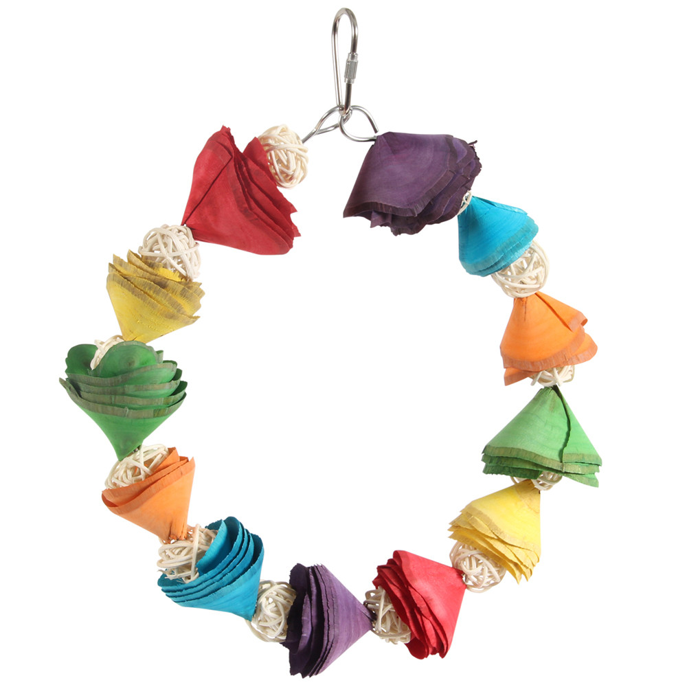 An image of Hawaii Garland Ring Parrot Toy